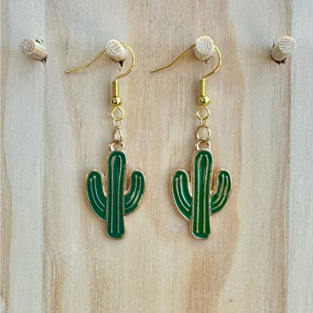 Cactus earrings